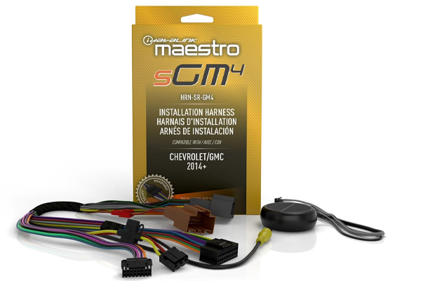  HRN-SR-GM4 / MSR compatible radio replacement harness for select 2016 & up GM vehicles